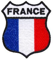 Ecusson drapeau FRANCE autocollant.