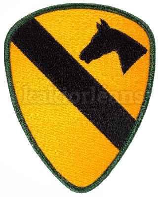 Ecusson brodé CAVALERIE.