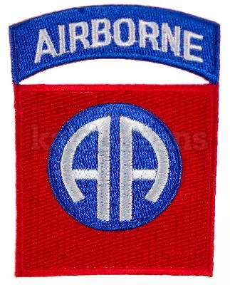 Ecusson brodé AIRBONE 82ème division.