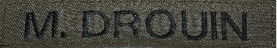 Bande Patro sur fond tissu Kaki