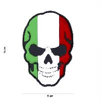 Patch 3D Tete de mort Italie