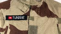 Lot 3 bandes patro - fond tissu- drapeau Tunisie