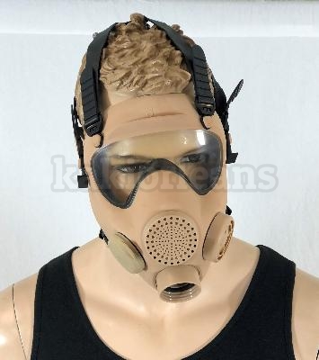 Masque BEIGE à Gaz MP5 avec sac de rangement et cartouche