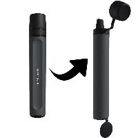 Paille filtre à eau Personal Peak Series Lifestraw noire