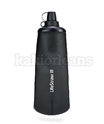 Gourde Lifestraw collapsible squeeze 1 L Dark