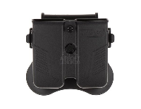 Amomax Universal Double Magazine Pouch Black