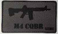 Stickers effet patch velcro M4 CQBR