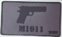 Stickers effet patch velcro M1911