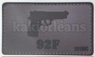 Stickers effet patch velcro 92F
