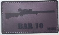 Stickers effet patch velcro BAR10