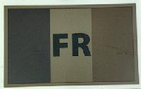 Autocollant drapeau français basse visibilité