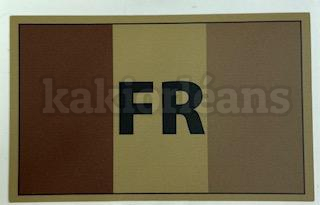 Autocollant drapeau français basse visibilité