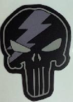Autoclant Punisher NOIR avec un éclair Gris