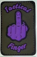 Autocollant TACTICAL FINGER violet