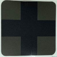 Autocollant medical basse vie kaki