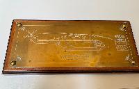 Plaque de l'hélicoptère Super Frelon
