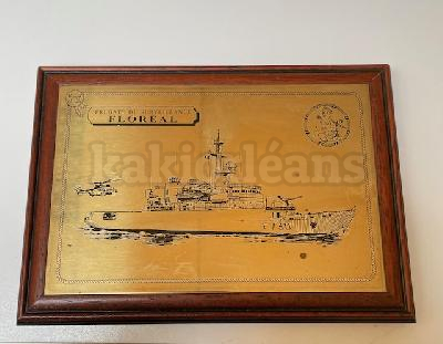 plaque décorative de la Frégate de surveillance Floréale